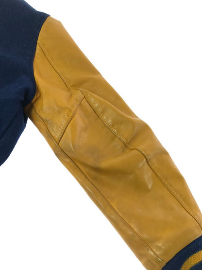 【現状渡し品】【メンズ】 DELONG 80's 2-TONE VINTAGE WOOL STADIUM JACKET USA製 80年代 ツートーン ウール スタジアム ジャケット ヴィンテージ 146-260904-rt-07-tagh サイズ：40 カラー：ネイビー/キャメル 万代Net店