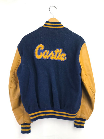 【現状渡し品】【メンズ】 DELONG 80's 2-TONE VINTAGE WOOL STADIUM JACKET USA製 80年代 ツートーン ウール スタジアム ジャケット ヴィンテージ 146-260904-rt-07-tagh サイズ：40 カラー：ネイビー/キャメル 万代Net店