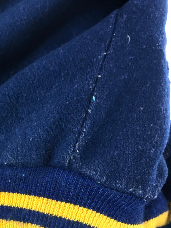 【現状渡し品】【メンズ】 DELONG 80's 2-TONE VINTAGE WOOL STADIUM JACKET USA製 80年代 ツートーン ウール スタジアム ジャケット ヴィンテージ 146-260904-rt-07-tagh サイズ：40 カラー：ネイビー/キャメル 万代Net店