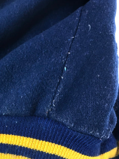 【現状渡し品】【メンズ】 DELONG 80's 2-TONE VINTAGE WOOL STADIUM JACKET USA製 80年代 ツートーン ウール スタジアム ジャケット ヴィンテージ 146-260904-rt-07-tagh サイズ：40 カラー：ネイビー/キャメル 万代Net店