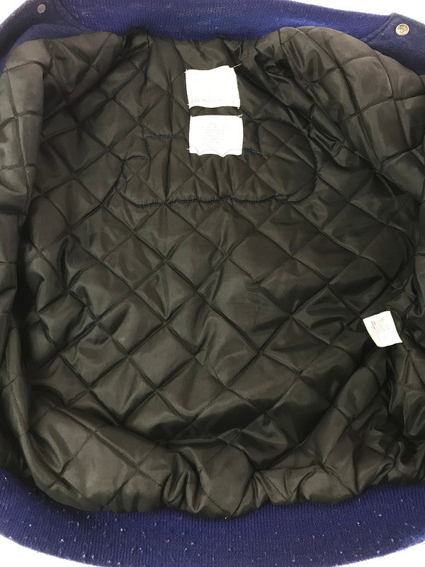 【現状渡し品】【メンズ】 DELONG 80's 2-TONE VINTAGE WOOL STADIUM JACKET USA製 80年代 ツートーン ウール スタジアム ジャケット ヴィンテージ 146-260904-rt-07-tagh サイズ：40 カラー：ネイビー/キャメル 万代Net店