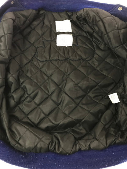 【現状渡し品】【メンズ】 DELONG 80's 2-TONE VINTAGE WOOL STADIUM JACKET USA製 80年代 ツートーン ウール スタジアム ジャケット ヴィンテージ 146-260904-rt-07-tagh サイズ：40 カラー：ネイビー/キャメル 万代Net店