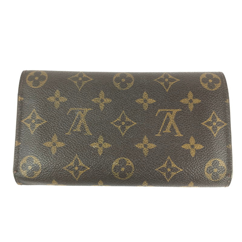 【現状渡し品】【メンズ/レディース】 LOUIS VUITTON ルイ・ヴィトン ポルトトレゾール インターナショナル M61215 三つ折り長財布 ロングウォレット 179-241027-hi-10-tag カラー：モノグラム 万代Net店