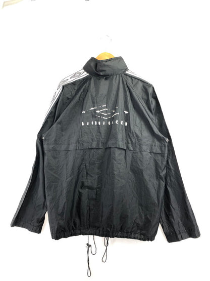 【現状渡し品】【メンズ】 UMBRO アンブロ NYLON JACKET ナイロンジャケット ライトアウター 146-260505-rt-19-tag サイズ：L カラー：ブラック 万代Net店