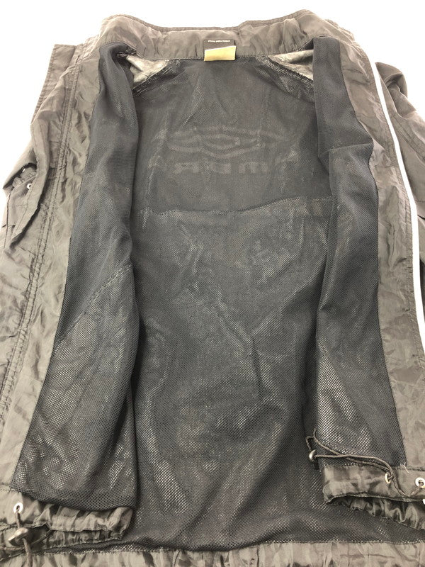 【現状渡し品】【メンズ】 UMBRO アンブロ NYLON JACKET ナイロンジャケット ライトアウター 146-260505-rt-19-tag サイズ：L カラー：ブラック 万代Net店