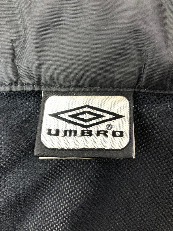 【現状渡し品】【メンズ】 UMBRO アンブロ NYLON JACKET ナイロンジャケット ライトアウター 146-260505-rt-19-tag サイズ：L カラー：ブラック 万代Net店