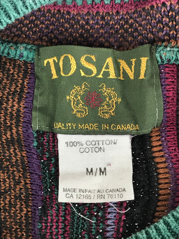 【中古品】【メンズ】  TOSANI トサニ 3D KNIT ニット トップス セーター 146-241019-mo-06-tag サイズ：M カラー：マルチカラー 万代Net店