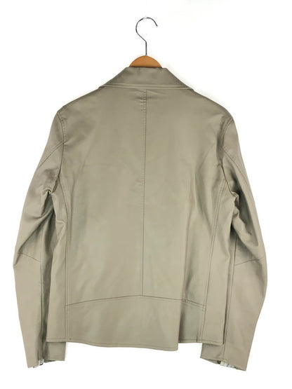 【中古品】【メンズ】 INHERIT インヘリット DOUBLE RIDERS JACKET 18-011-720-3059-1-0 ダブルライダースジャケット アウター 147-241019-mo-15-tag サイズ：S カラー：ベージュ 万代Net店