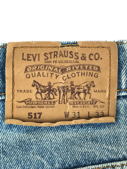 【中古】【メンズ】 Levi's リーバイス 90's 517 DENIM PANTS 90年代 デニムパンツ オレンジタブ USA製 157-241027-hi-08-tag サイズ：W31 カラー：ライトインディゴ 万代Net店