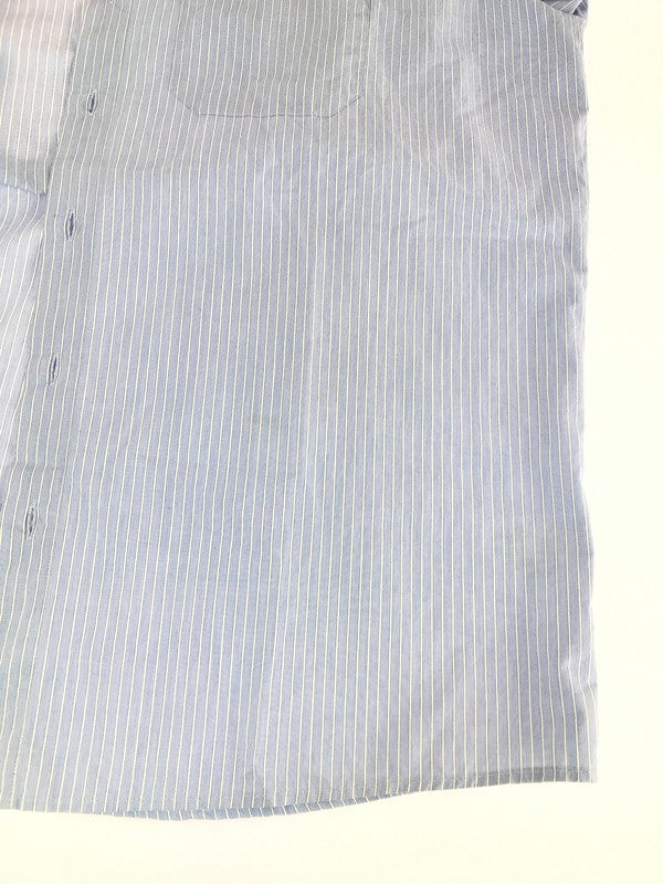 【中古品】【メンズ】  SEE SEE シーシー STRIPE SHIRT ストライプシャツ 長袖 トップス 140-241017-mo-11-tag サイズ：1 カラー：ブルー 万代Net店