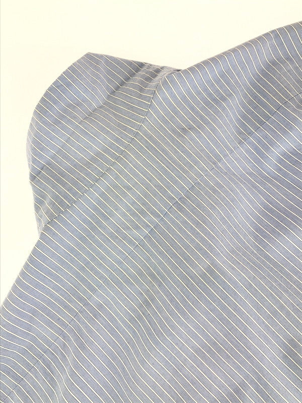 【中古品】【メンズ】  SEE SEE シーシー STRIPE SHIRT ストライプシャツ 長袖 トップス 140-241017-mo-11-tag サイズ：1 カラー：ブルー 万代Net店