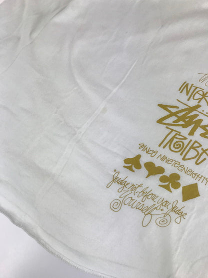 【中古品】【メンズ】 STUSSY ステューシー 00S GLOBAL GATHERING RAGLAN TEE グローバル ギャザリング ラグランTシャツ トップス 142-241023-mo-01-tag サイズ：XL カラー：ホワイト/ネイビー 万代Net店