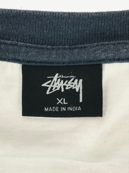 【中古品】【メンズ】 STUSSY ステューシー 00S GLOBAL GATHERING RAGLAN TEE グローバル ギャザリング ラグランTシャツ トップス 142-241023-mo-01-tag サイズ：XL カラー：ホワイト/ネイビー 万代Net店