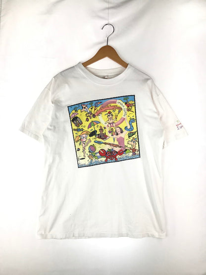 【中古品】【メンズ】  7UP セブンアップ 90’s UNCOLA ISLAND TEE ウンコラ アイランド Tシャツ トップス 146-241016-yk-07-tag サイズ：L カラー：WHITE 万代Net店