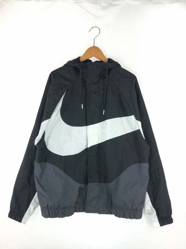 【中古品】【メンズ】 NIKE ナイキ 21AW NSW SWOOSH LND JACKET DD5968-010 NSW スウッシュ LND ジャケット ライトアウター 148-241019-mo-16-tag サイズ：L カラー：ブラック 万代Net店