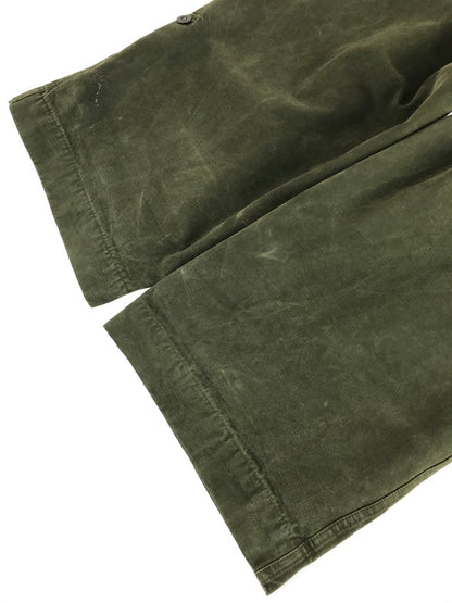 【中古】【メンズ】  DUTCH ARMY オランダ軍 50's M-47 FIELD PANTS M-47 フィールドパンツ ミリタリーパンツ カーゴパンツ 157-241027-hi-07-tag サイズ：82×80 カラー：カーキ 万代Net店