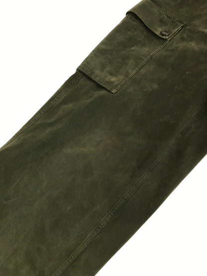 【中古】【メンズ】  DUTCH ARMY オランダ軍 50's M-47 FIELD PANTS M-47 フィールドパンツ ミリタリーパンツ カーゴパンツ 157-241027-hi-07-tag サイズ：82×80 カラー：カーキ 万代Net店