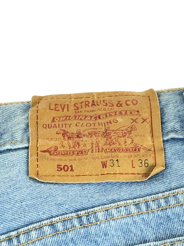 【中古品】【メンズ】 Levi's リーバイス 501 90’S USA製 DENIM PANTS  90年代 デニムパンツ ボトムス 157-241026-mo-11-tag サイズ：w31 カラー：ライトインディゴ 万代Net店