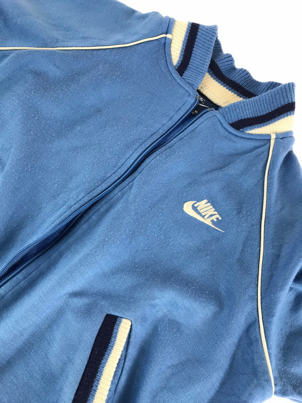 【中古品】【メンズ】 NIKE ナイキ 80S VINTAGE ACRYLIC TRACK JACKET ヴィンテージ アクリル トラックジャケット 紺タグ ライトアウター 146-241023-mo-07-tag サイズ：M カラー：ライトブルー 万代Net店