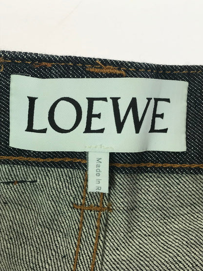 【中古品】【メンズ】 LOEWE ロエベ FISHERMAN CHECK PATCH JEAN H2292430IB フィッシャーマン チェック パッチ ジーンズ ボトムス 152-241019-mo-19-tag サイズ：44 カラー：グレー系 万代Net店