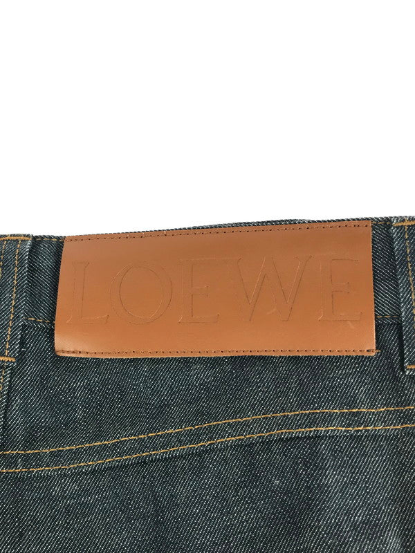 【中古品】【メンズ】 LOEWE ロエベ FISHERMAN CHECK PATCH JEAN H2292430IB フィッシャーマン チェック パッチ ジーンズ ボトムス 152-241019-mo-19-tag サイズ：44 カラー：グレー系 万代Net店