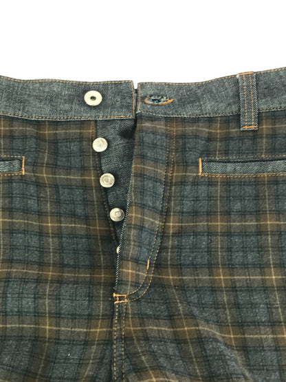 【中古品】【メンズ】 LOEWE ロエベ FISHERMAN CHECK PATCH JEAN H2292430IB フィッシャーマン チェック パッチ ジーンズ ボトムス 152-241019-mo-19-tag サイズ：44 カラー：グレー系 万代Net店