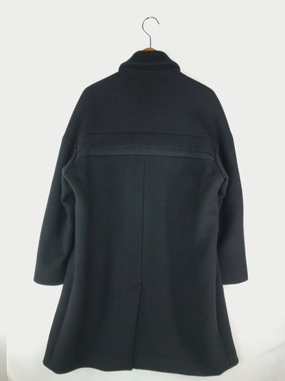 【中古品】【メンズ】  LIBERUM ARBITRIUM リベルム アルビトリウム WOOL NYLON FULL ZIP STAINLESS STEEL COLLAR COAT ウールナイロン フルジップ ステンレススチールカラーコート アウター 140-241017-mo-13-tag サイズ：1 カラー：ブラック 万代Net店