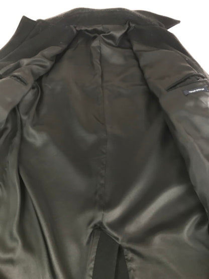 【中古品】【メンズ】  LIBERUM ARBITRIUM リベルム アルビトリウム WOOL NYLON FULL ZIP STAINLESS STEEL COLLAR COAT ウールナイロン フルジップ ステンレススチールカラーコート アウター 140-241017-mo-13-tag サイズ：1 カラー：ブラック 万代Net店