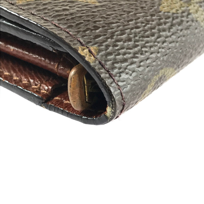 【中古品】【メンズ/レディース】 LOUIS VUITTON ルイ・ヴィトン ポシェット・ポルトモネクレディ M61725 二つ折り長財布 ロングウォレット 179-241027-hi-09-tag カラー：モノグラム 万代Net店