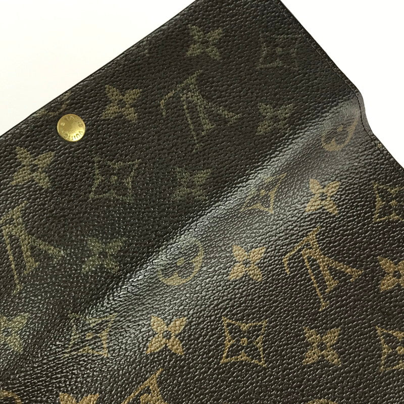 【中古品】【メンズ/レディース】 LOUIS VUITTON ルイ・ヴィトン ポシェット・ポルトモネクレディ M61725 二つ折り長財布 ロングウォレット 179-241027-hi-09-tag カラー：モノグラム 万代Net店