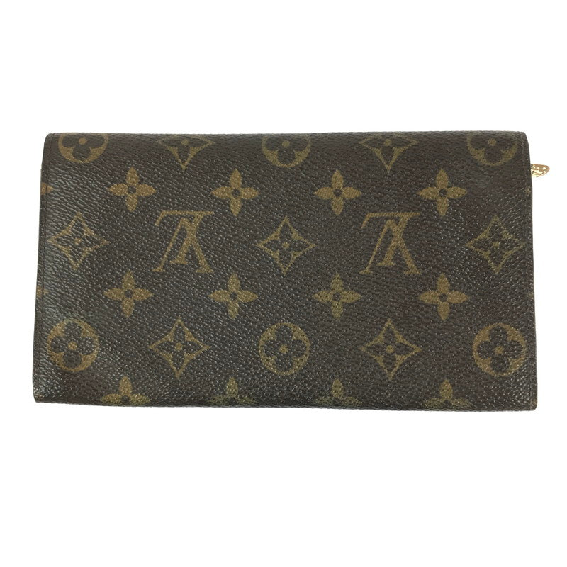 【中古品】【メンズ/レディース】 LOUIS VUITTON ルイ・ヴィトン ポシェット・ポルトモネクレディ M61725 二つ折り長財布 ロングウォレット 179-241027-hi-09-tag カラー：モノグラム 万代Net店