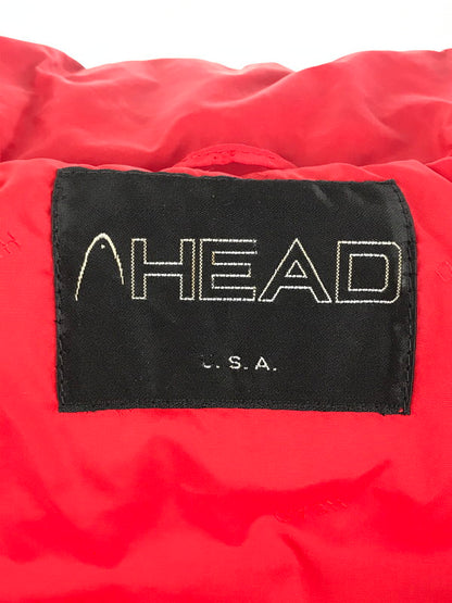 【現状渡し品】【メンズ】  HEAD ヘッド USA製 VINTAGE DOWN JACKET ヴィンテージ ダウンジャケット アウター 146-241019-mo-11-tag カラー：レッド 万代Net店