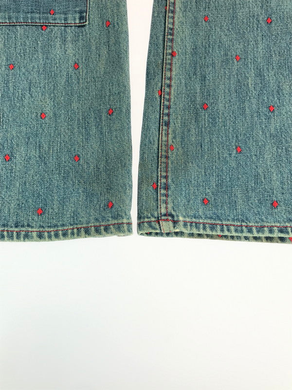 【中古品】【メンズ】 UNDERCOVERISM アンダーカバーイズム FOR REBELS J235 PATCHWORK DENIM PANTS パッチワーク デニムパンツ ボトムス 151-241026-mo-09-tag サイズ：M カラー：インディゴ 万代Net店