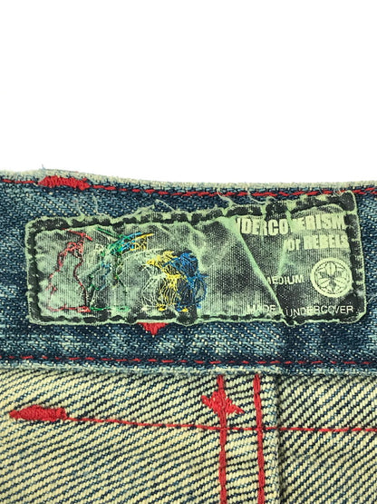 【中古品】【メンズ】 UNDERCOVERISM アンダーカバーイズム FOR REBELS J235 PATCHWORK DENIM PANTS パッチワーク デニムパンツ ボトムス 151-241026-mo-09-tag サイズ：M カラー：インディゴ 万代Net店