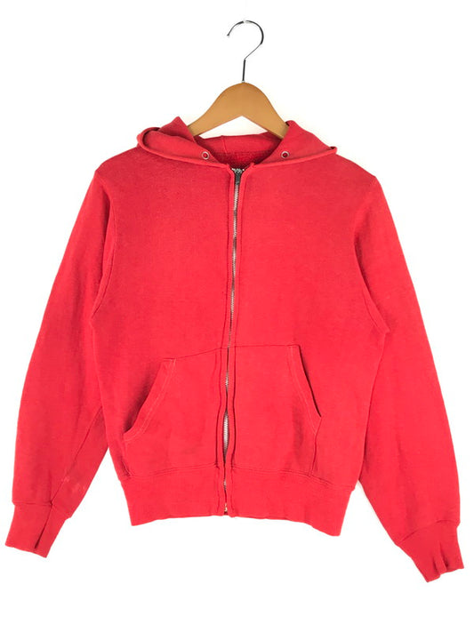 【中古品】【メンズ】  VINTAGE YKKZIP SWEAT ZIP UP HOODIE ヴィンテージ スウェット ジップアップフーディ トップス パーカー 146-241019-mo-02-tag カラー：レッド 万代Net店