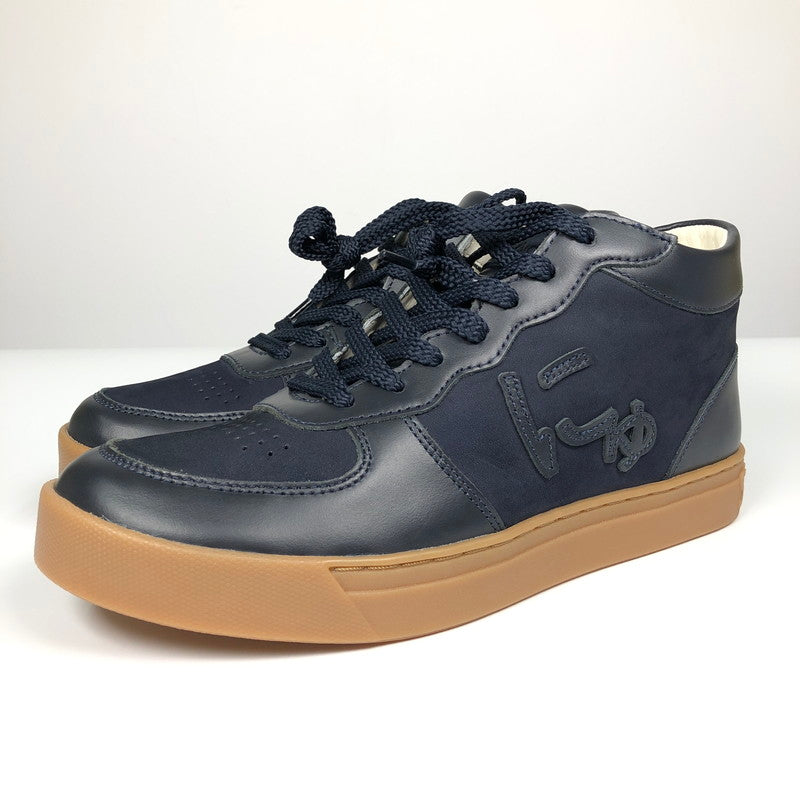 【中古品】【レディース】 VIA　SANGACIO SG MID　NAVY ヴィア・サンガチオ にゅ〜ず ハイカットスニーカー スニーカー 靴 162-260710-sm-05-otoh カラー：ネイビー 万代Net店