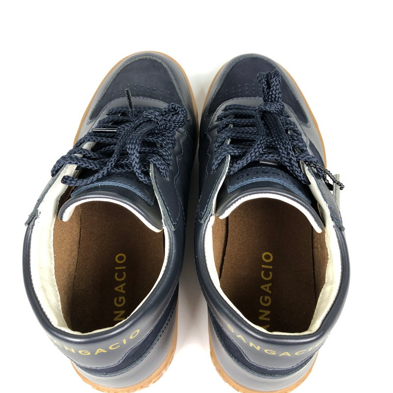 【中古品】【レディース】 VIA　SANGACIO SG MID　NAVY ヴィア・サンガチオ にゅ〜ず ハイカットスニーカー スニーカー 靴 162-260710-sm-05-otoh カラー：ネイビー 万代Net店