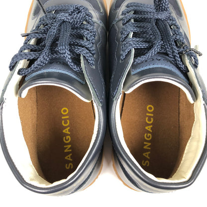 【中古品】【レディース】 VIA　SANGACIO SG MID　NAVY ヴィア・サンガチオ にゅ〜ず ハイカットスニーカー スニーカー 靴 162-260710-sm-05-otoh カラー：ネイビー 万代Net店