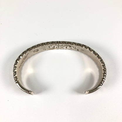 【中古品】【メンズ】 NAUTILUS ART JEWERY SV ノーチラスアートジュエリー 唐草彫バングル アクセサリー 192-260710-sm-04-otoh カラー：シルバー 万代Net店