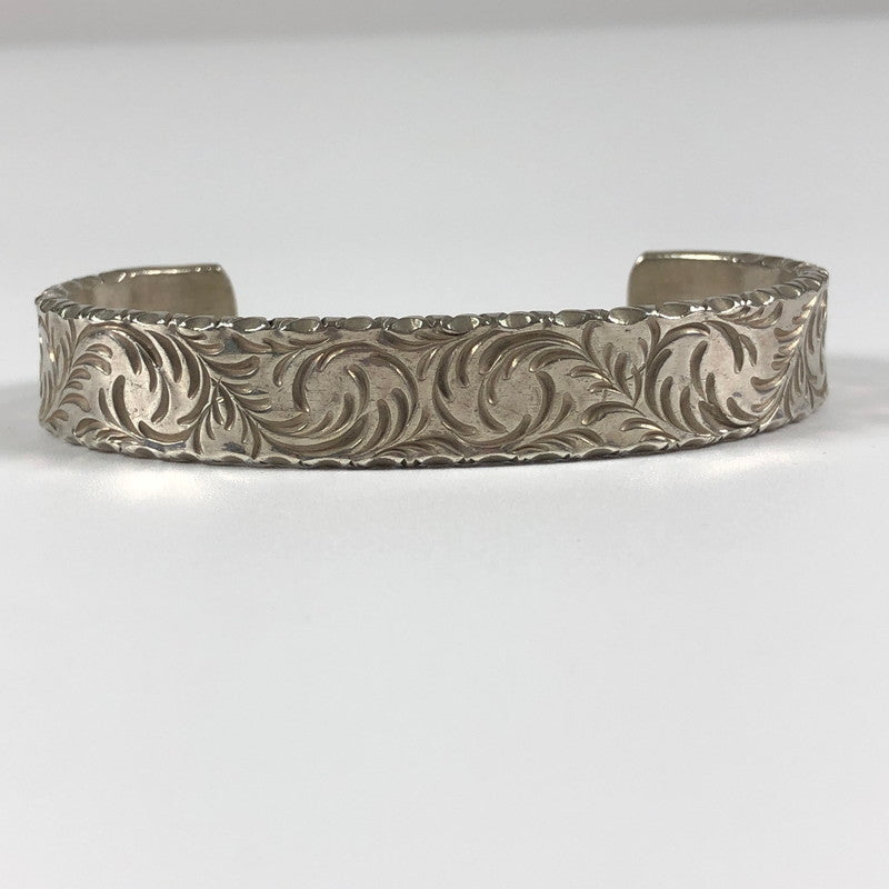 【中古品】【メンズ】 NAUTILUS ART JEWERY SV ノーチラスアートジュエリー 唐草彫バングル アクセサリー 192-260710-sm-04-otoh カラー：シルバー 万代Net店