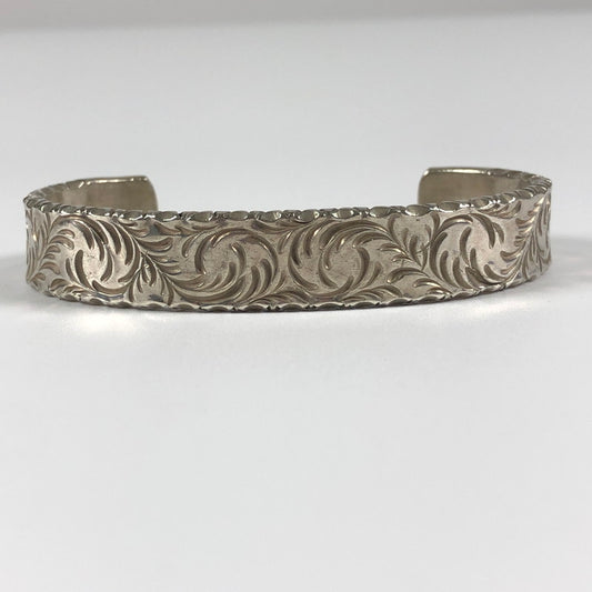 【中古品】【メンズ】 NAUTILUS ART JEWERY SV ノーチラスアートジュエリー 唐草彫バングル アクセサリー 192-260710-sm-04-otoh カラー：シルバー 万代Net店