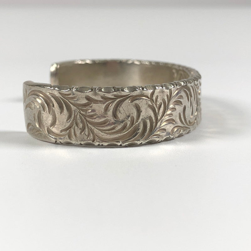 【中古品】【メンズ】 NAUTILUS ART JEWERY SV ノーチラスアートジュエリー 唐草彫バングル アクセサリー 192-260710-sm-04-otoh カラー：シルバー 万代Net店