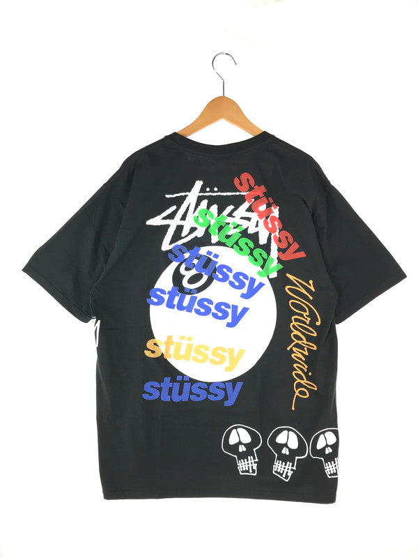 【中古美品】【メンズ】 STUSSY ステューシー 23SS TEST STRIKE PIG DYED TEE 23M1904915 テストストライク ピッグダイTシャツ 半袖 トップス 142-241020-mo-15-tag サイズ：L カラー：ブラック 万代Net店