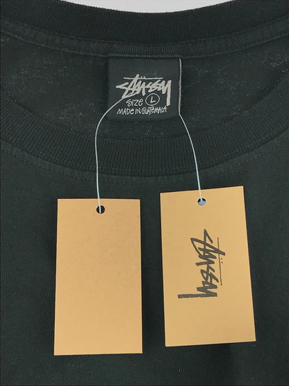 【中古美品】【メンズ】 STUSSY ステューシー 23SS TEST STRIKE PIG DYED TEE 23M1904915 テストストライク ピッグダイTシャツ 半袖 トップス 142-241020-mo-15-tag サイズ：L カラー：ブラック 万代Net店