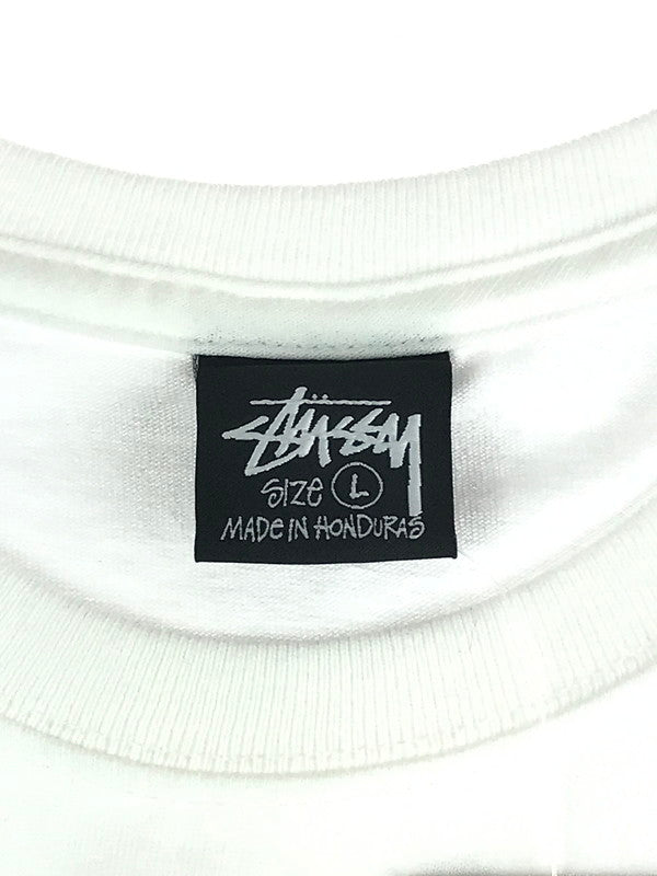 【中古美品】【メンズ】 STUSSY ステューシー 23SS SKULL CREST TEE 23M1904904 スカル クレスト Tシャツ 半袖 トップス 142-241020-mo-13-tag サイズ：L カラー：ホワイト 万代Net店