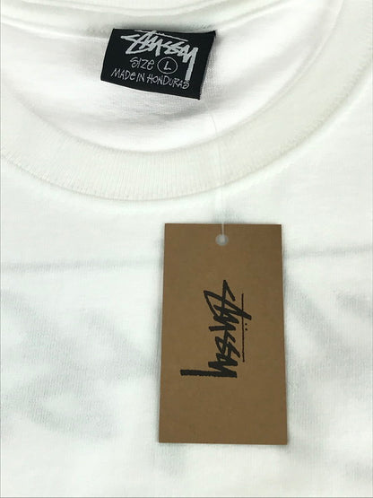 【中古美品】【メンズ】 STUSSY ステューシー 23SS SKULL CREST TEE 23M1904904 スカル クレスト Tシャツ 半袖 トップス 142-241020-mo-13-tag サイズ：L カラー：ホワイト 万代Net店