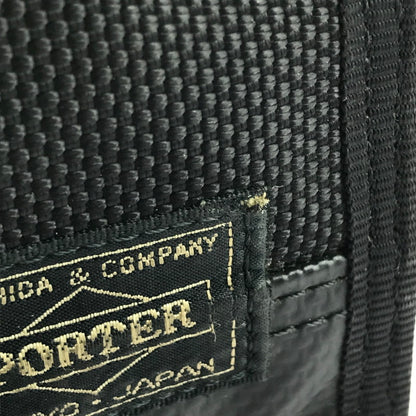 【中古品】【メンズ】 PORTER ポーター HEAT ヒート 703-07976 二つ折り財布 ミディアムウォレット 201-241027-hi-06-tag カラー：ブラック 万代Net店