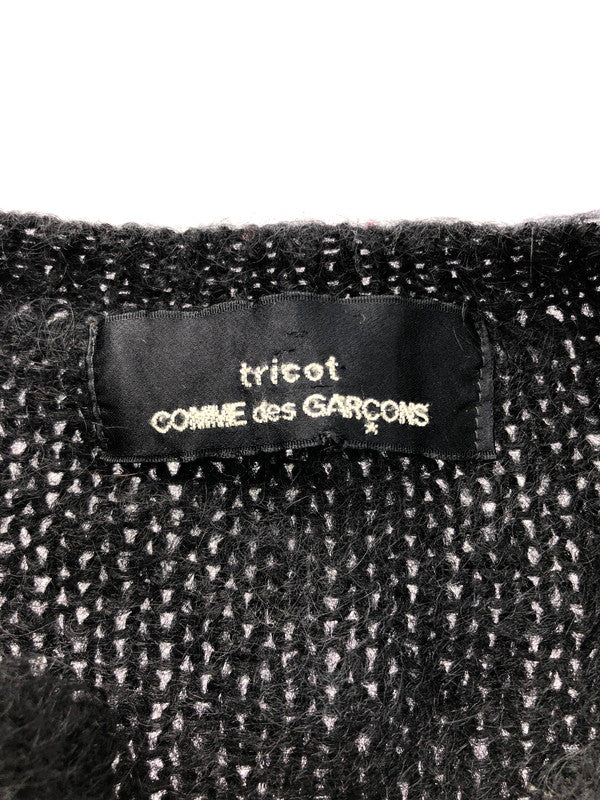 【中古品】【レディース】 tricot COMME des GARCONS トリココムデギャルソン 80's WOOL CARDIGAN TN-050460 80年代 ウールカーディガン ニット ヴィンテージ 170-250201-hi-16-tag サイズ：なし カラー：ブラック 万代Net店