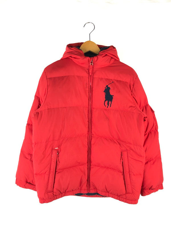 【中古】【メンズ】 POLO RALPH LAUREN ポロ・ラルフローレン BIG PONY DOWN JACKET ビッグポニーダウンジャケット アウター 146-241031-mo-13-tag サイズ：XL カラー：レッド 万代Net店