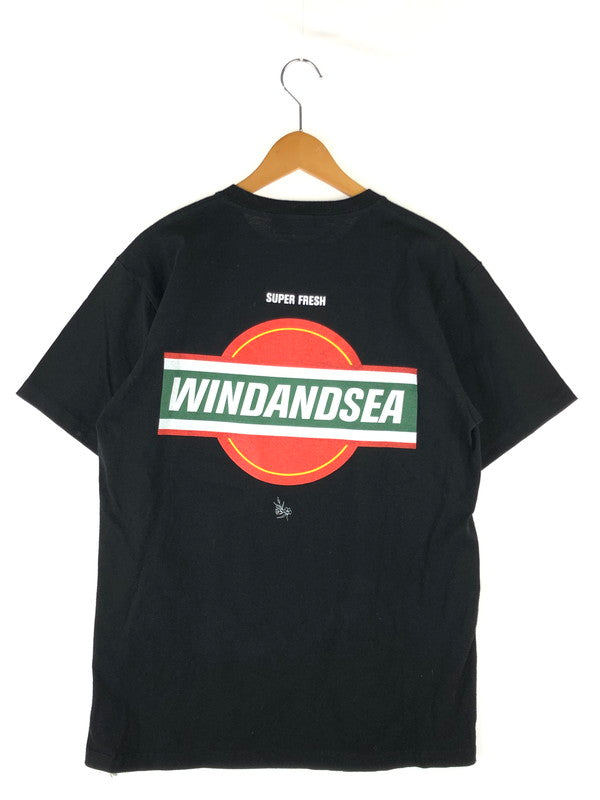 【中古品】【メンズ】  WIND AND SEA ウィンダンシー SUPER FRESH S S TEE スーパー フィニッシュ ショートスリーブ Tシャツ 半袖 トップス 142-241021-mo-11-tag サイズ：L カラー：ブラック 万代Net店